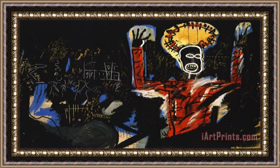 Jean-michel Basquiat Profit I Framed Print