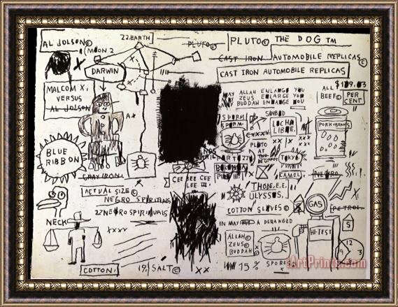 Jean-michel Basquiat Replicas Framed Print