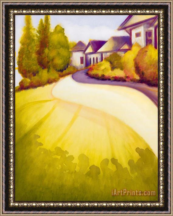 Jerome Lawrence Emmaus House Framed Painting