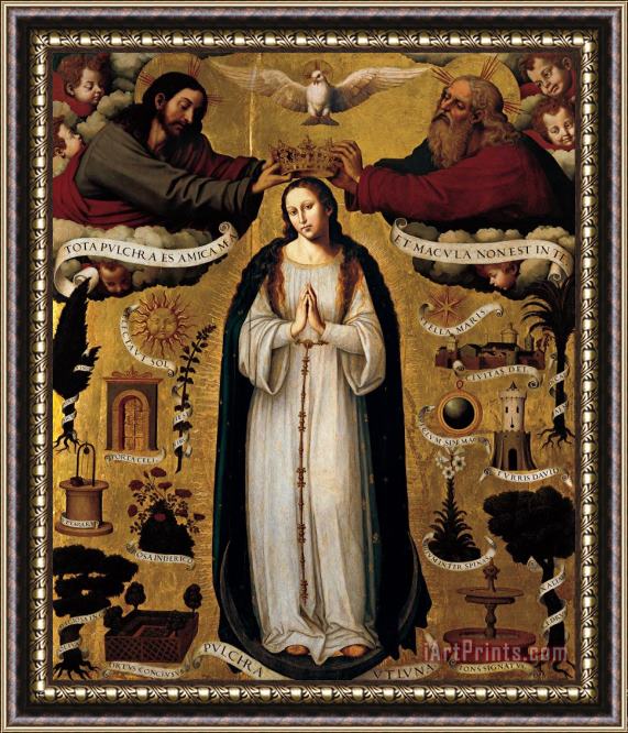 Joan de Joanes The Immaculate Conception Framed Painting