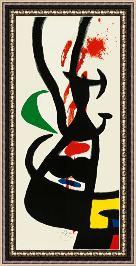 Joan Miro Chef Des Equipages Framed Print