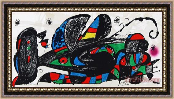 Joan Miro Escultor Iran Framed Print