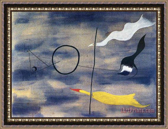 Joan Miro Painting, 1925 Framed Painting