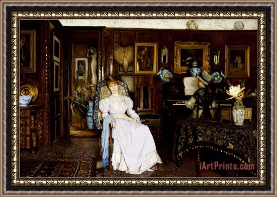 John Atkinson Grimshaw Dulce Domum Sweet Home 1885 Framed Painting