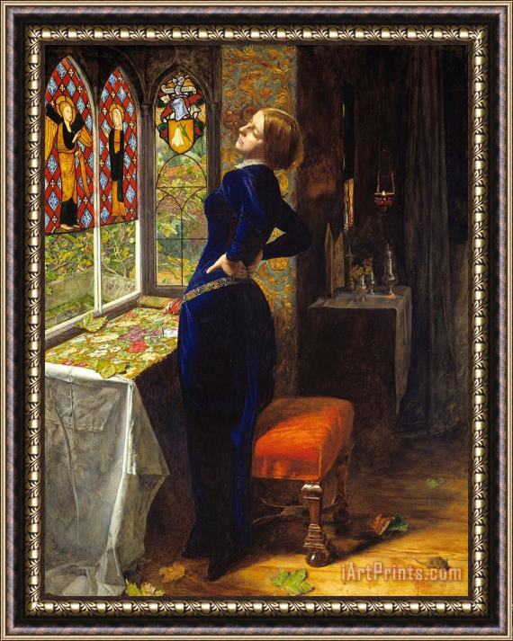 John Everett Millais Mariana in The Moated Grange Framed Painting