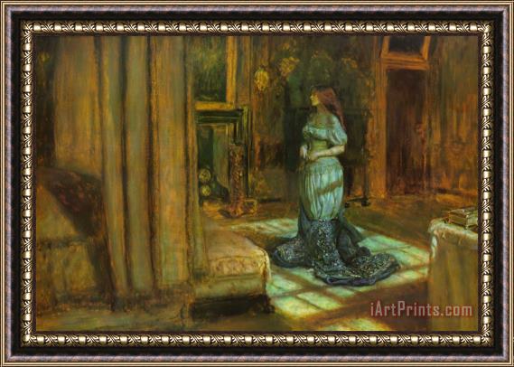 John Everett Millais The Eve of St. Agnes Framed Print