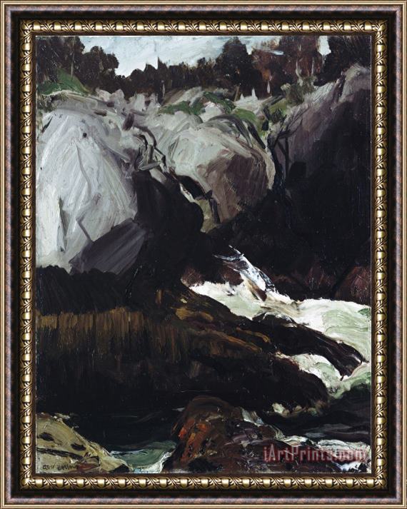 John James Audubon Gorge And Sea 1911 Framed Painting