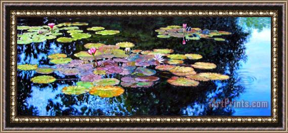 John Lautermilch Peace Among the Lilies Framed Painting