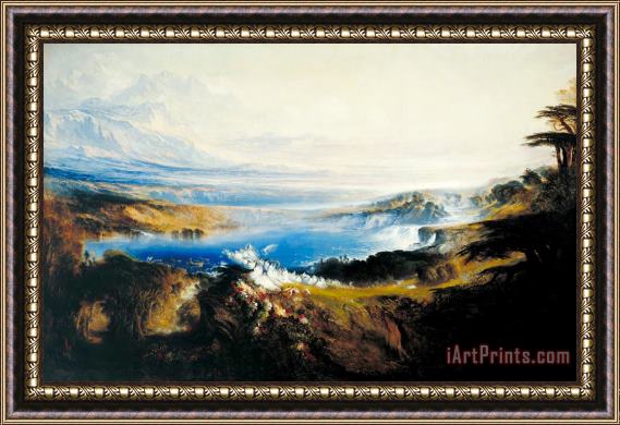 John Martin The Plains of Heaven Framed Painting