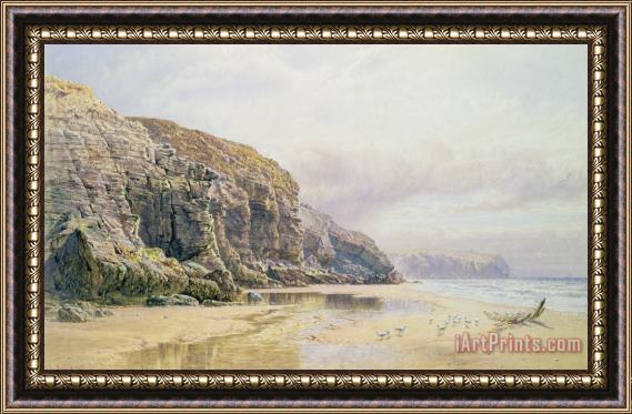 John Mogford The Coast of Cornwall Framed Painting