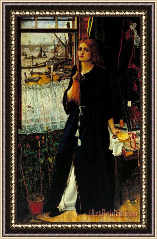 John Roddam Spencer Stanhope Thoughts of The Past Framed Print