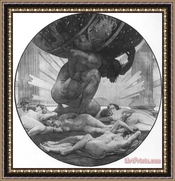 John Singer Sargent Atlas And The Hesperides Framed Painting