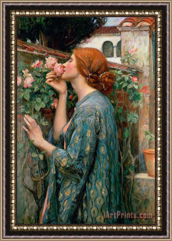 John William Waterhouse The Soul of the Rose Framed Print