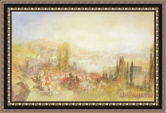 Joseph Mallord William Turner Florence Framed Painting
