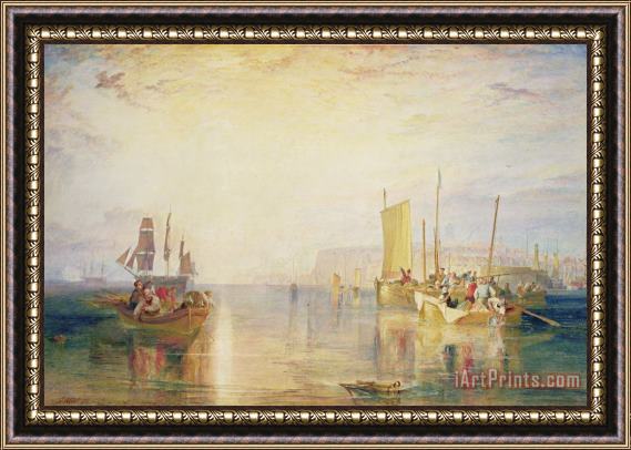 Joseph Mallord William Turner Whiting Fishing off Margate Framed Print