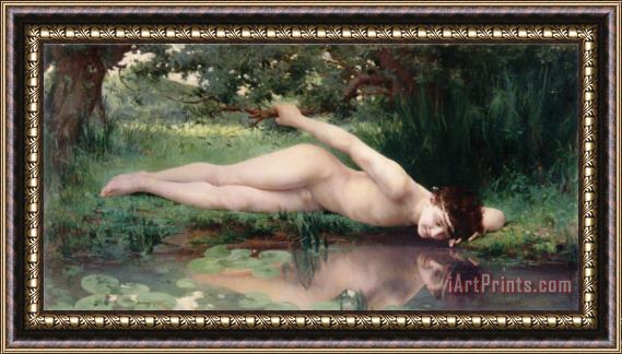 Jules Cyrille Cave Narcissus Framed Painting