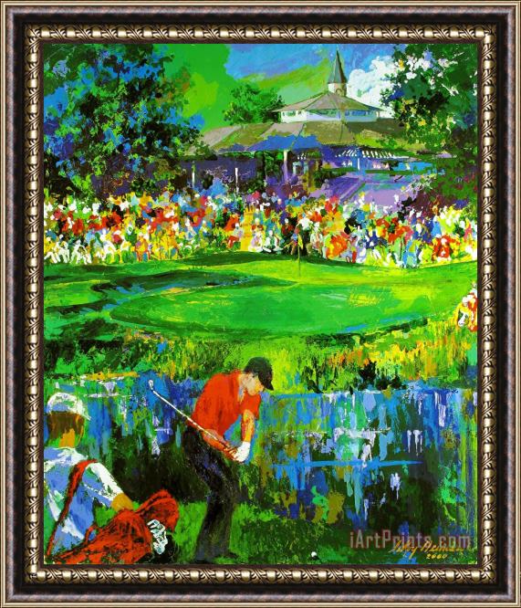 Leroy Neiman Pga Championship 2000, Valhalla Golf Club, (deluxe) Framed Print