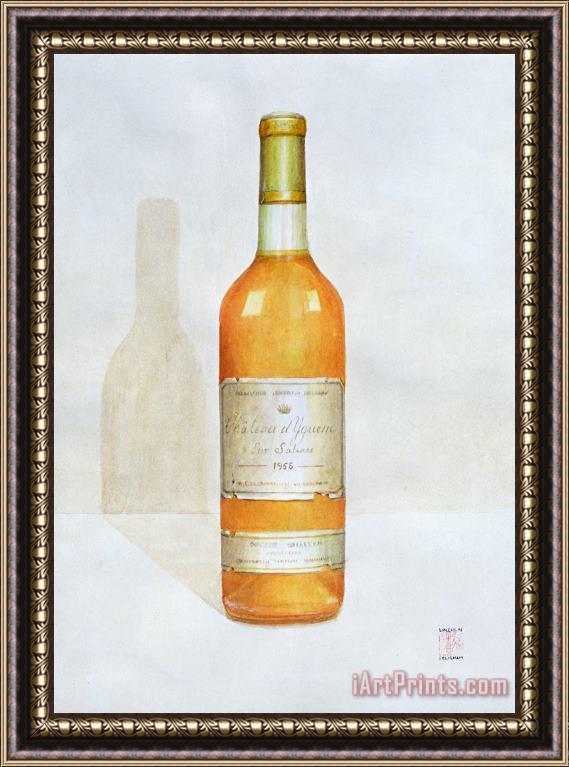 Lincoln Seligman Chateau D Yquem Framed Painting
