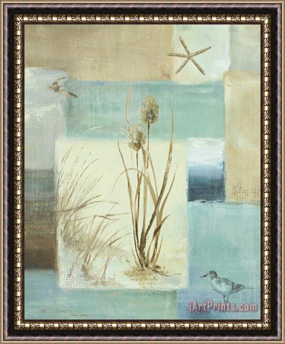 Lisa Audit Blue Waters I Framed Painting