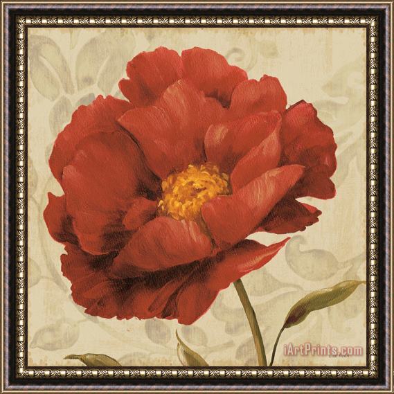 Lisa Audit Floral Romance I Framed Painting