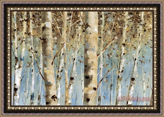 Lisa Audit White Forest I Framed Print