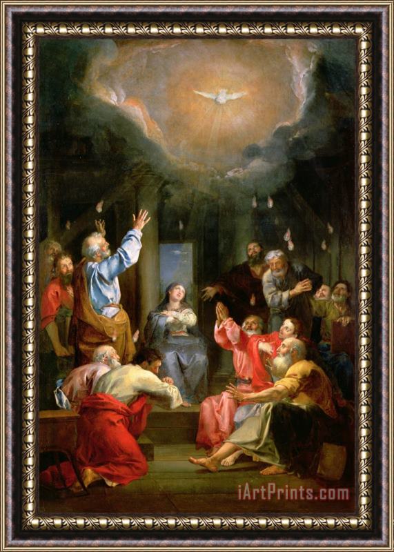Louis Galloche The Pentecost Framed Painting