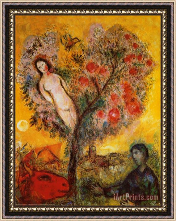 Marc Chagall La Branche Framed Painting
