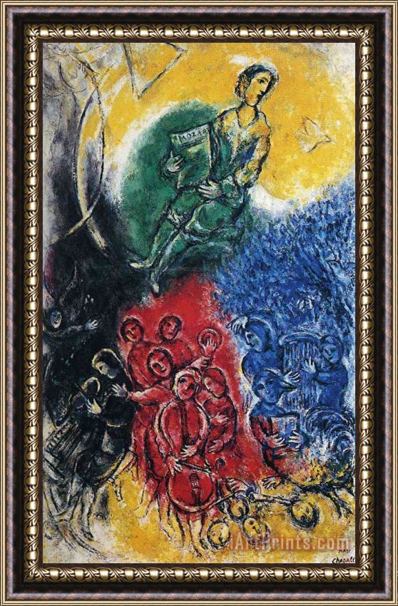 Marc Chagall Music 1963 Framed Painting