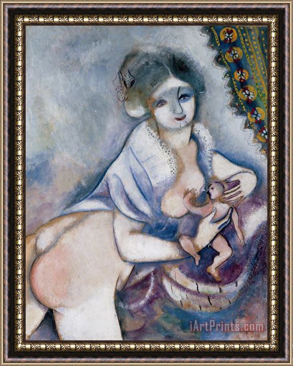 Marc Chagall Mutterschaft, 1914 Framed Painting