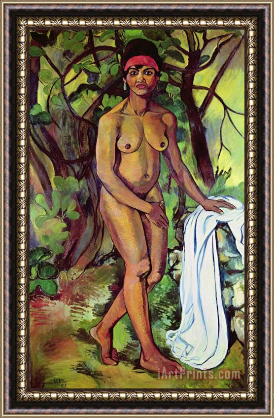 Marie Clementine Valdon Nude Framed Painting