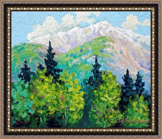 Marion Rose Banff National Park Framed Painting