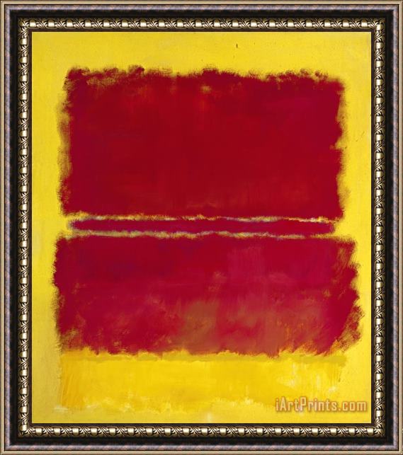 Mark Rothko No. 15, 1952 Framed Painting