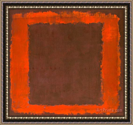 Mark Rothko Untitled Mural for End Wall Framed Painting