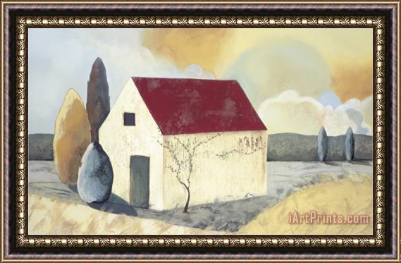 Mary Calkins Country House Framed Painting