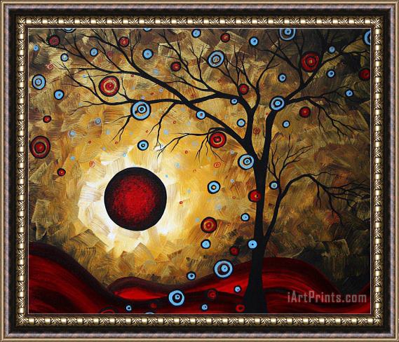 Megan Aroon Duncanson Frosted Gold Framed Painting