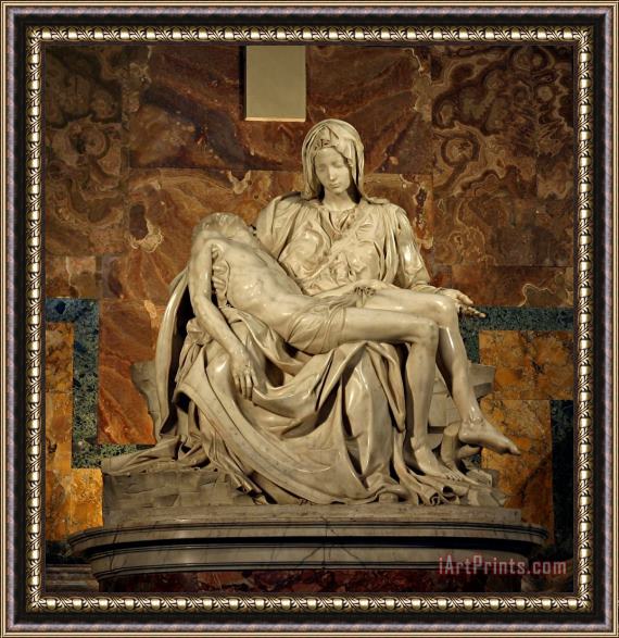 Michelangelo Buonarroti Pieta 1499 Framed Painting