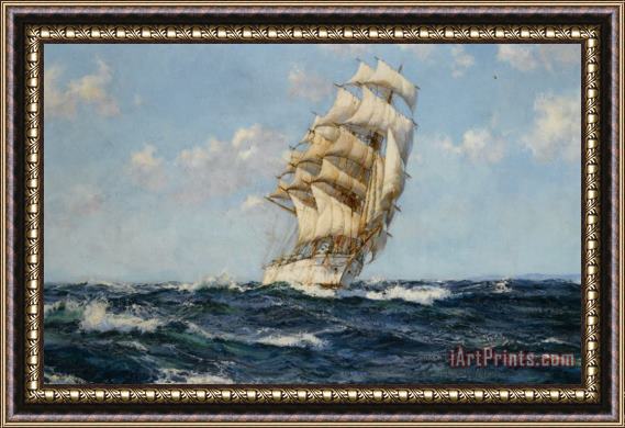 Montague Dawson Fair Wind Framed Painting