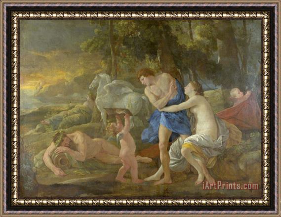Nicolas Poussin Cephalus And Aurora Framed Painting