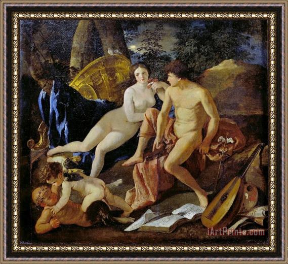 Nicolas Poussin Venus And Mercury Framed Print