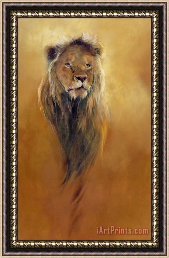 Odile Kidd King Leo Framed Painting