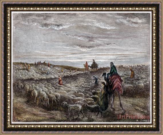 Others Abraham Entering Canaan Framed Print