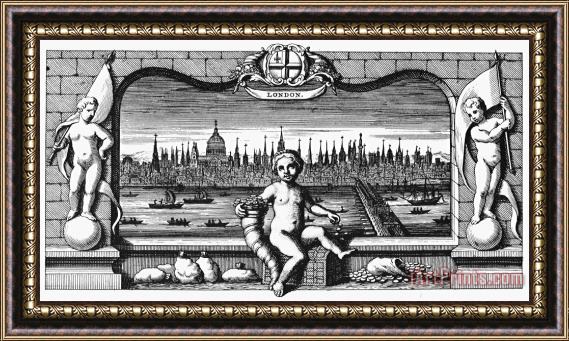 Others Allegory Of Finance, 1743 Framed Print