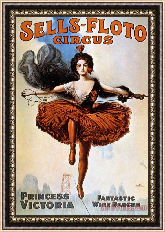 Others American Circus Poster Framed Print