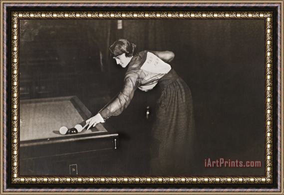 Others Billiard Champion, 1917 Framed Painting