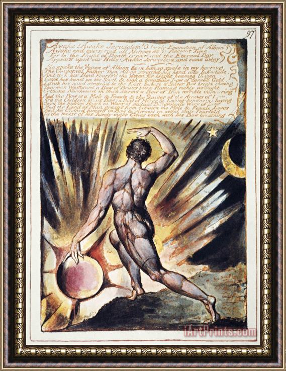 Others Blake: Jerusalem, 1804 Framed Print