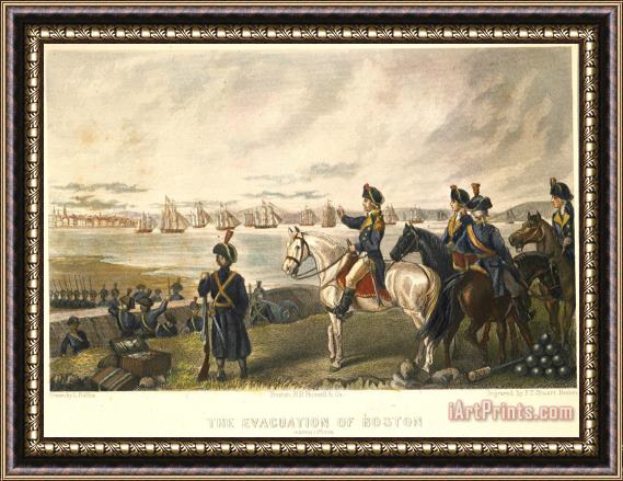 Others Boston: Evacuation, 1776 Framed Painting