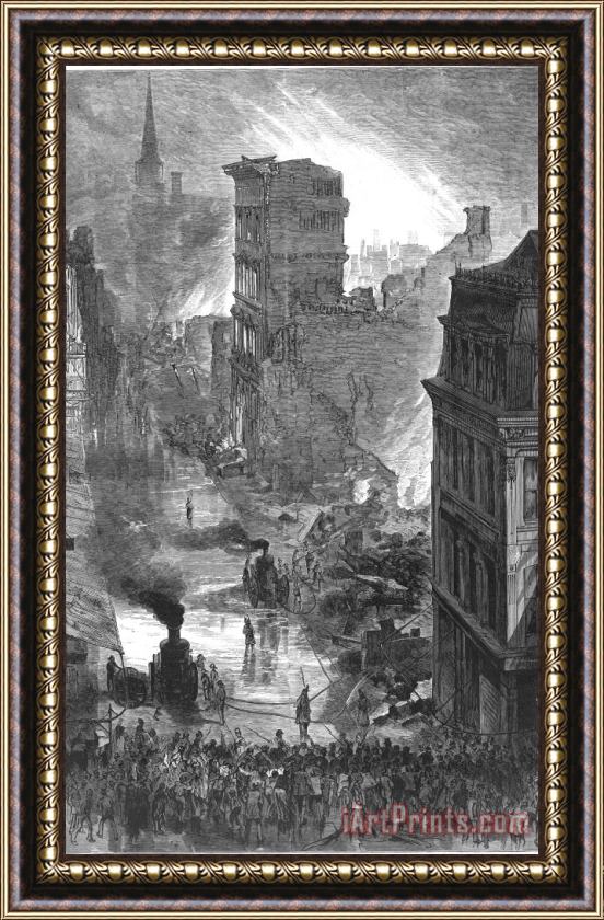 Others Boston Fire, 1872 Framed Print