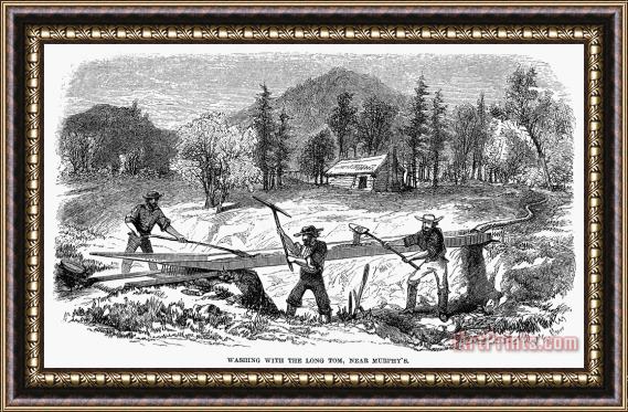 Others California Gold Rush Framed Print
