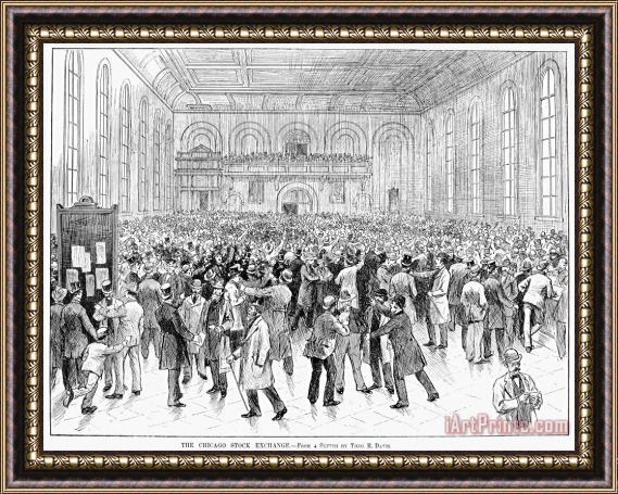 Others Chicago Stock Exchange Framed Painting