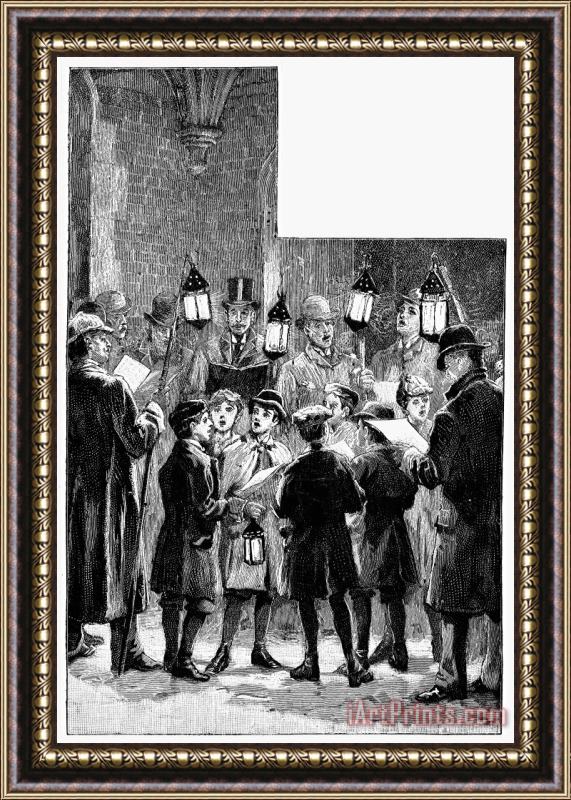 Others Christmas Carolers Framed Print